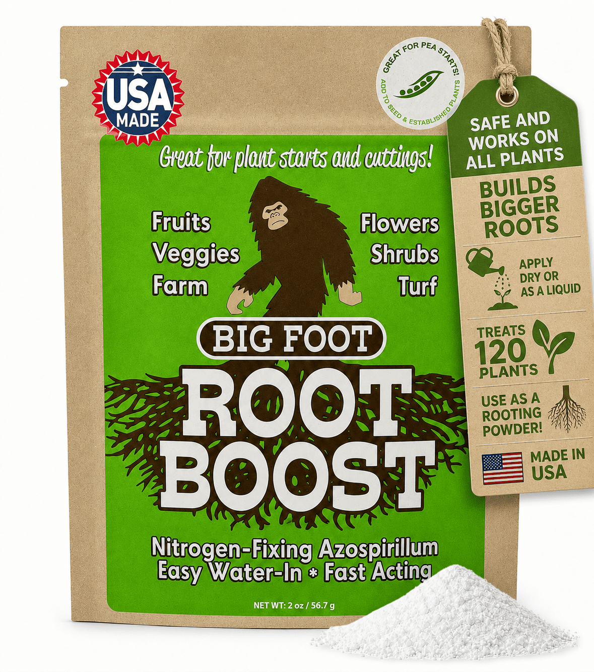Big Foot Probiotic Root Boost Water Soluble Powder For Established ...
