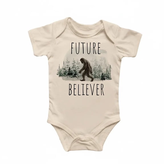 Big Foot Sasquatch Newborn Baby Bodysuit