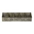 thumbnail image 1 of CWI Gifts Galvanized Divided Organizer, 20.75 x 4.5 x 5.5 inches, 1 of 3