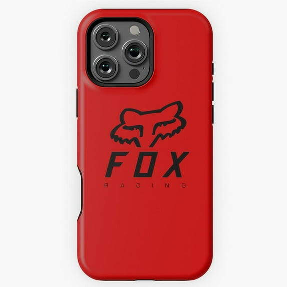 Big Fox Logo Racing Motorsport Phone Case for iPhone 16 15 14 13 12 11 Pro Max