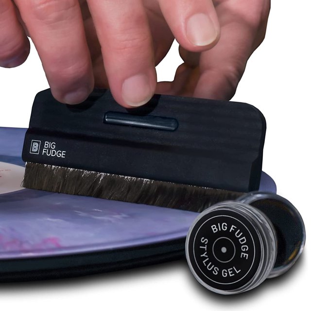 Big Fudge LP Accessories Vinyl Record Care Cleaning Kit with Carbon