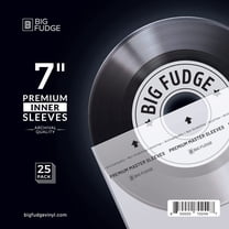 Big Fudge Premium LP Protective Inner Vinyl Record Sleeves, 3 Ply Anti ...