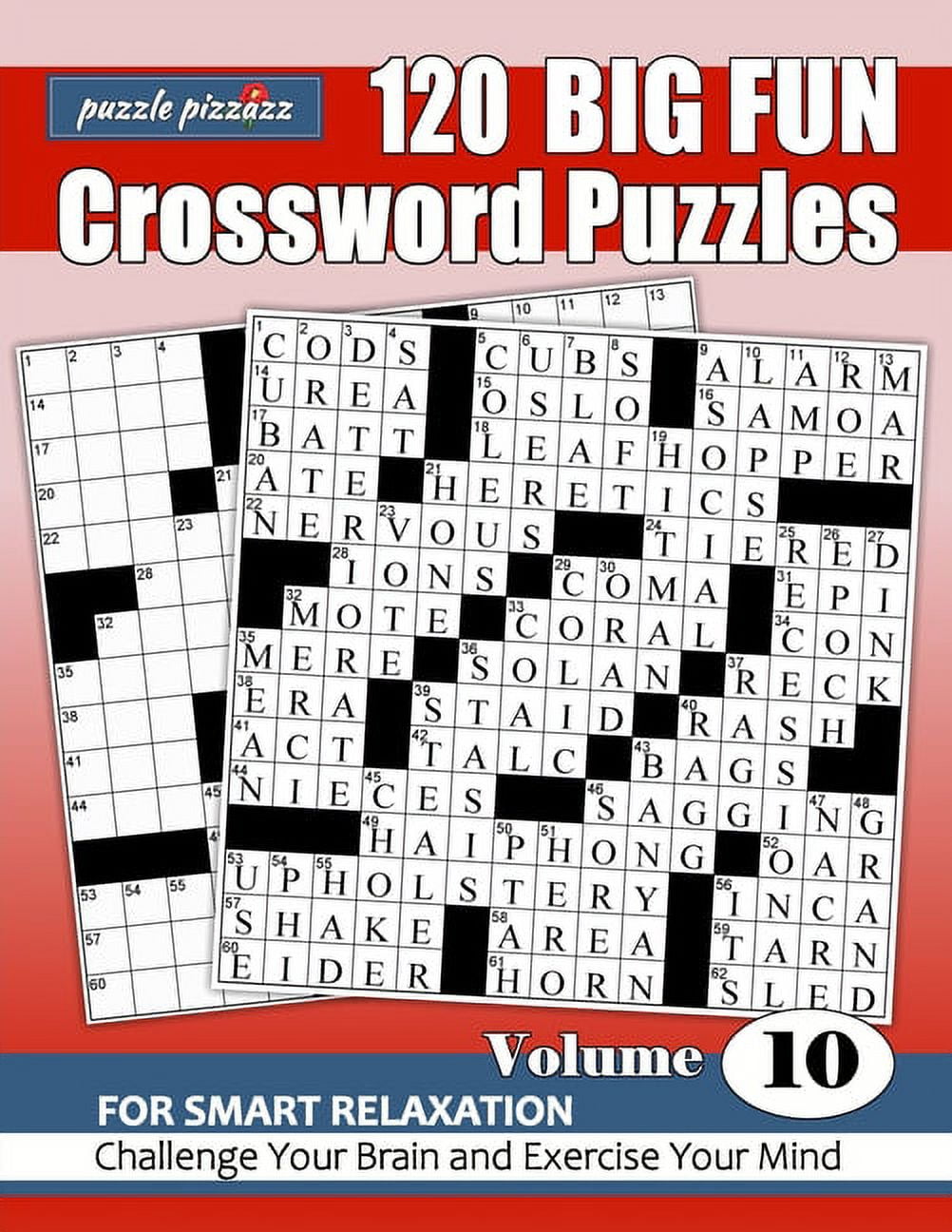 Big Fun Crossword Puzzles Puzzle Pizzazz 120 Big Fun Crossword Puzzles