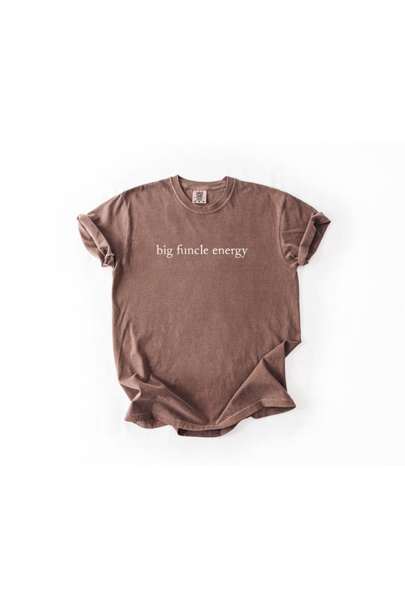 Big Funcle Energy Funny Uncle Cool Club New Gift Pregnancy Reveal T-Shirt