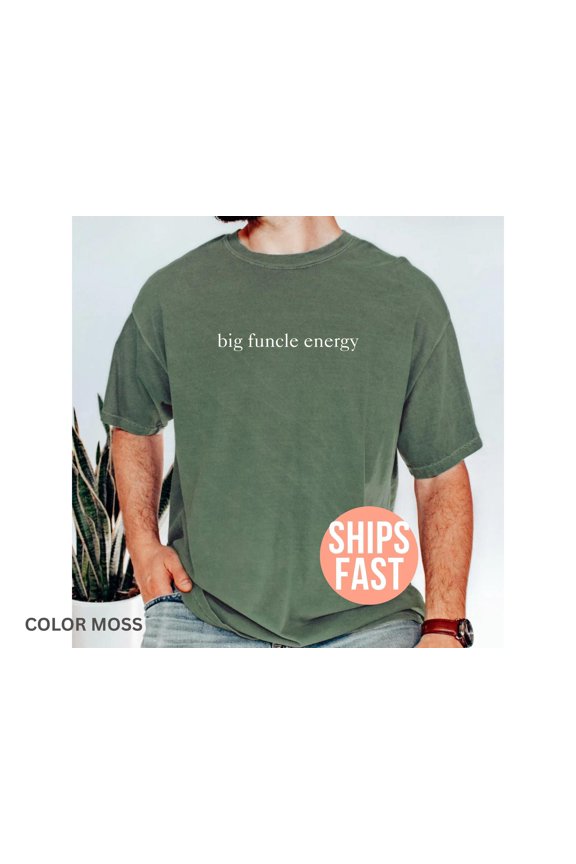 Big Funcle Energy Shirt Cool Uncles Club Shirt Funny Uncle TShirt Promoted to Uncle Gift P