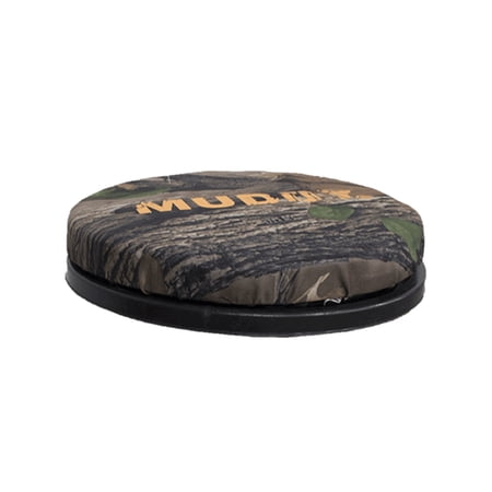 Muddy 5-Gallon Swivel Bucket Seat Top, 360° Rotating Cushion, Camouflage, Lightweight & Portable for Hunting