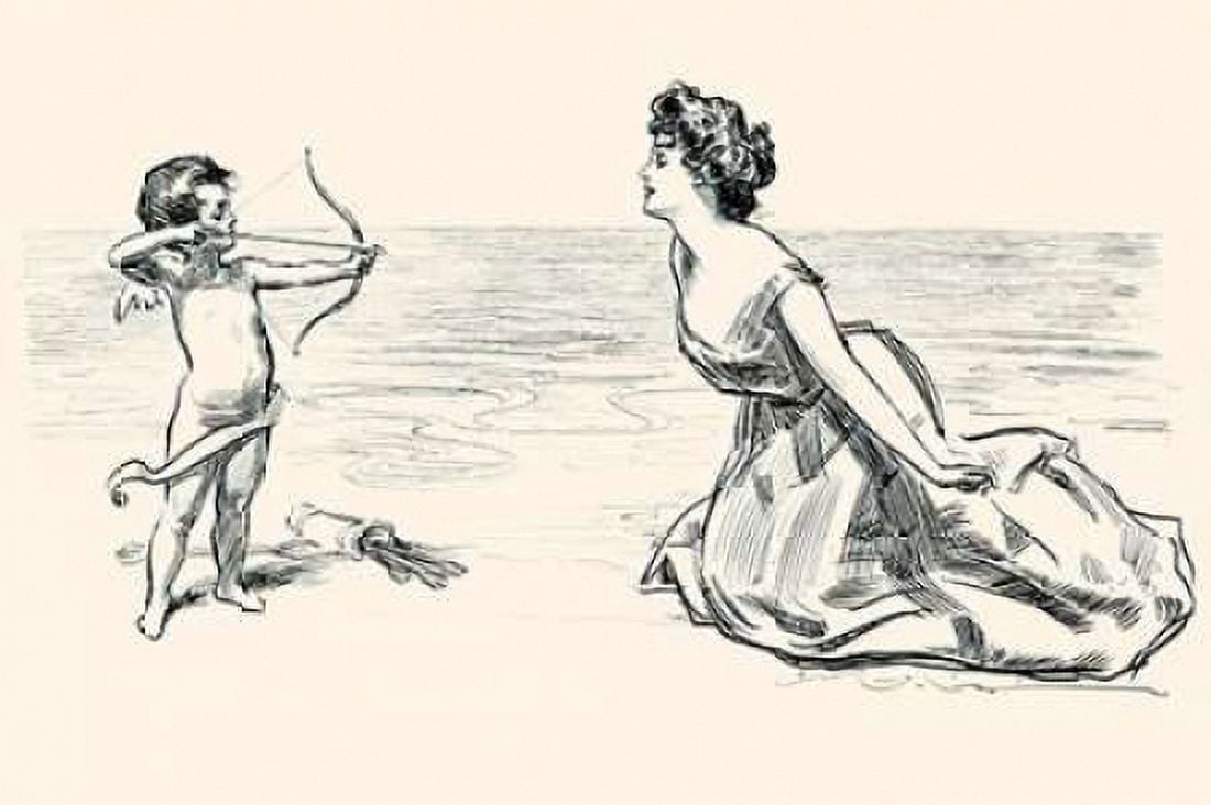 Big Game Canvas Art - Charles Dana Gibson (12 x 18)