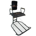 thumbnail image 1 of Open Box Big Game Captain XC Steel Hang-On Treestand with 20 x 30 Flip-Back Seat, Black, 1 of 2