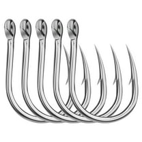 Big Game Hook Sizes 1/0 to 13/0 Stainless Steel Sharp Fishing Saltwater Hooks