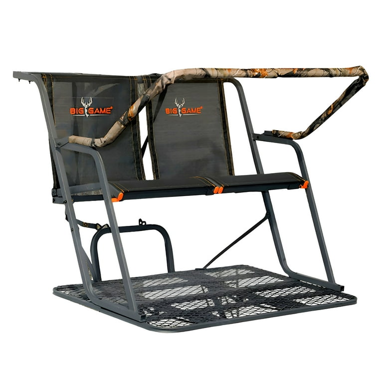 Big Game Spector XT 2 Person Deer Hunting Ladder Stand, 17