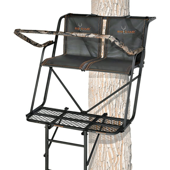Big Game The Big Buddy Deer Hunting Climbing Tree Stand w/Flex-Tek Seat