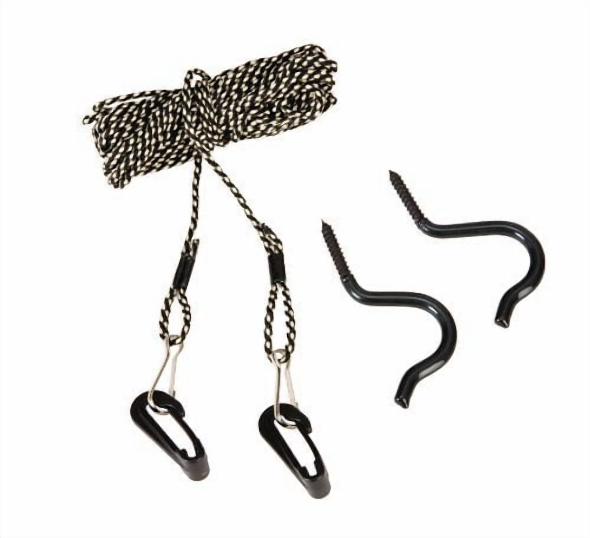 Big Game Tree Stand Hoist Rope and Accessory Hooks Kit — 30ft. Rope ...