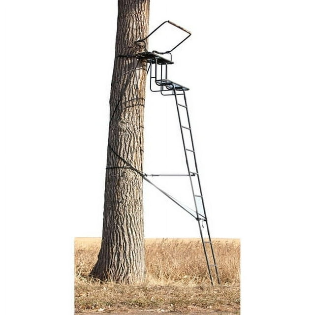 Big Game Treestands Raven 2-Person 15' Ladder Stand - Walmart.com