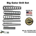 thumbnail image 1 of Big Gator Drill Set - 6 Pc Set - V-DrillGuides - Standard & Metric Sizing, 1 of 10