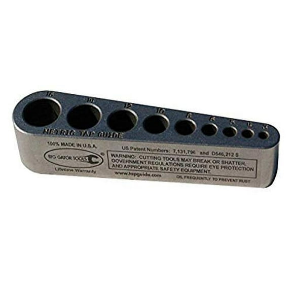 Big Gator Tools - V-TapGuide - Metric - 9 holes - MTG500NP