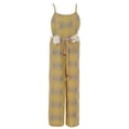 thumbnail image 1 of Big Girl Girls Jumpsuits Multi Pattern Romper Casual Summer Birthday Outfit Yellow Focus 8 JKS 2127 BNY Corner, 1 of 4
