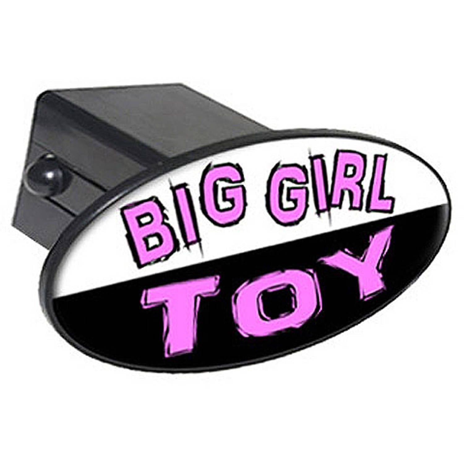 Big Girl Toy, Funny 2" Oval Tow Trailer Hitch Cover Plug Insert ...
