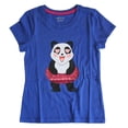 thumbnail image 1 of Big Girl's Lifestyle Tutu Panda T-Shirt, Dazzling Blue, Size S (7), 1 of 4
