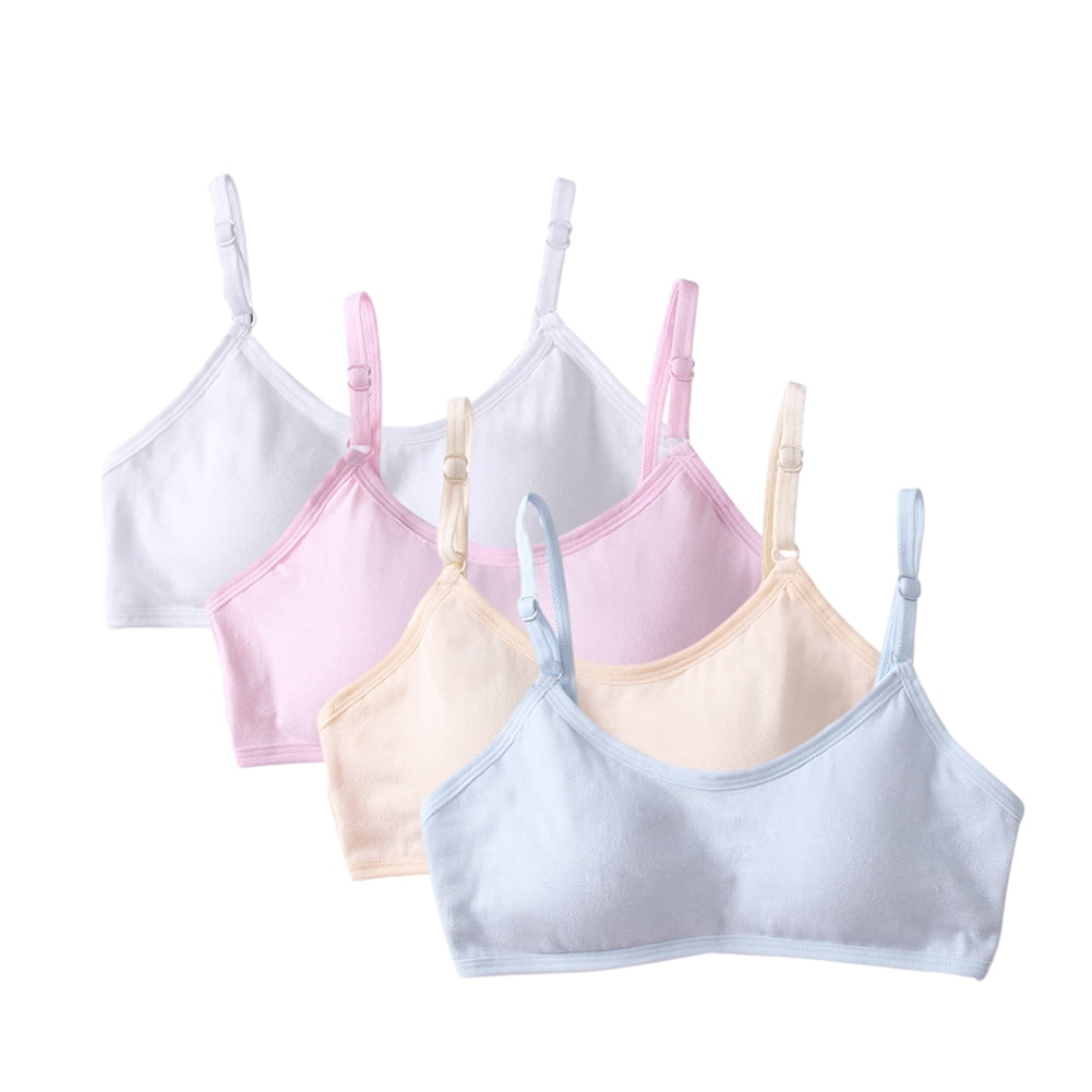 Maeau Teen Girls Bras 6 Pack Young Girls Wire Free Training