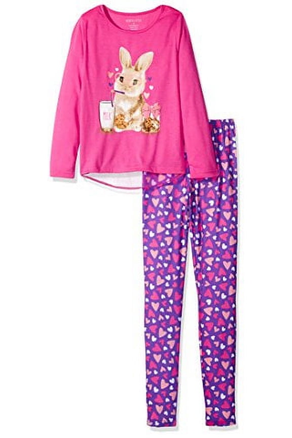 Big Girls' Bunny 2pc Sleepwear Legging Set