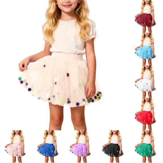Big Girls Dress Dress Up Fashion Beautiful Pretty Mesh Tulle for Dance Comfortable Classic Colorful Chic Tutu Skirt