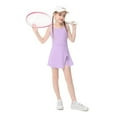 thumbnail image 1 of Big Girls Golf Tennis Sports Sleeveless Athletic Active Dress with Safety Inner Pockets Shorts, 1 of 5