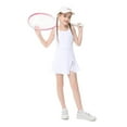 thumbnail image 1 of Big Girls Golf Tennis Sports Sleeveless Athletic Active Dress with Safety Inner Pockets Shorts, 1 of 5