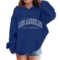 thumbnail image 1 of Big Girls Hoodies Sweatshirts Girls Cute Long Sleeve Pullover Sweatshirt Kids Casual Clothing Navy Size 9-10T, 1 of 4