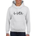 thumbnail image 1 of Big Girls Hoodies and Sweatshirts - Basketball Heartbeat, 1 of 5