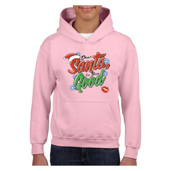 Big Girls Hoodies and Sweatshirts - Christmas Dear Santa