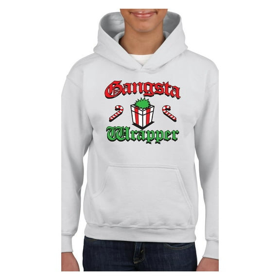 Big Girls Hoodies and Sweatshirts - Christmas Wrapper