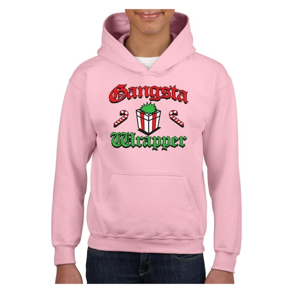 Big Girls Hoodies and Sweatshirts - Christmas Wrapper