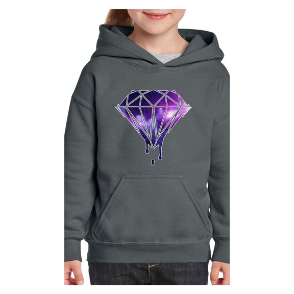 Big Girls Hoodies and Sweatshirts - Diamond