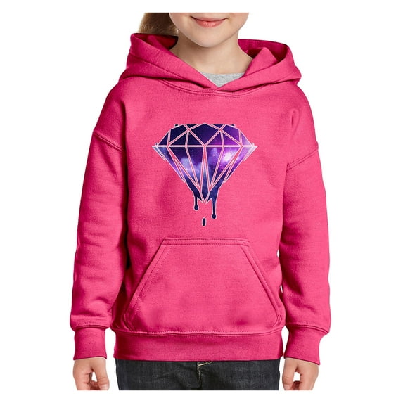 Big Girls Hoodies and Sweatshirts - Diamond