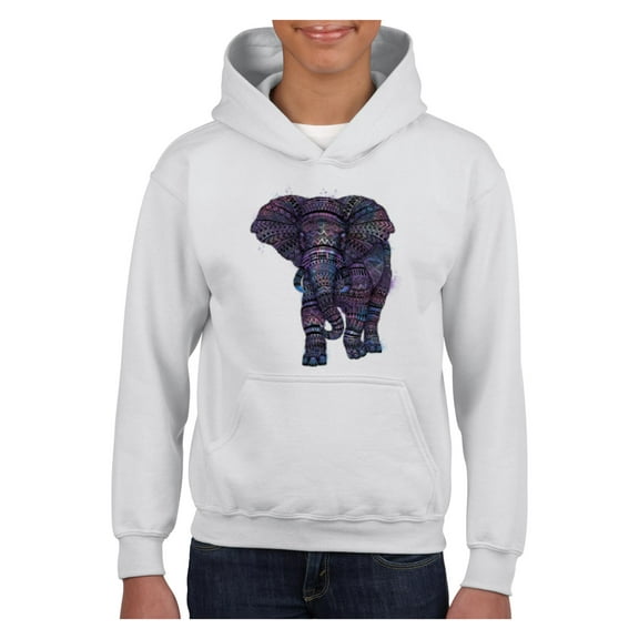 Big Girls Hoodies and Sweatshirts - Elephant