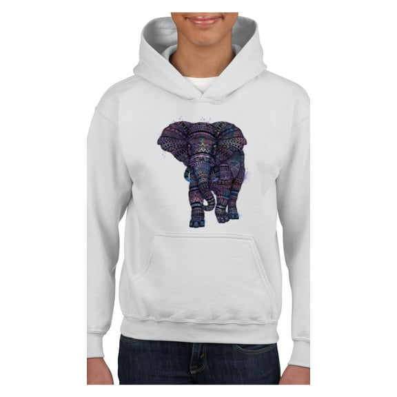 Big Girls Hoodies and Sweatshirts - Elephant
