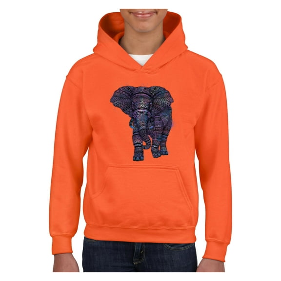 IWPF - Big Girls Hoodies and Sweatshirts - Elephant