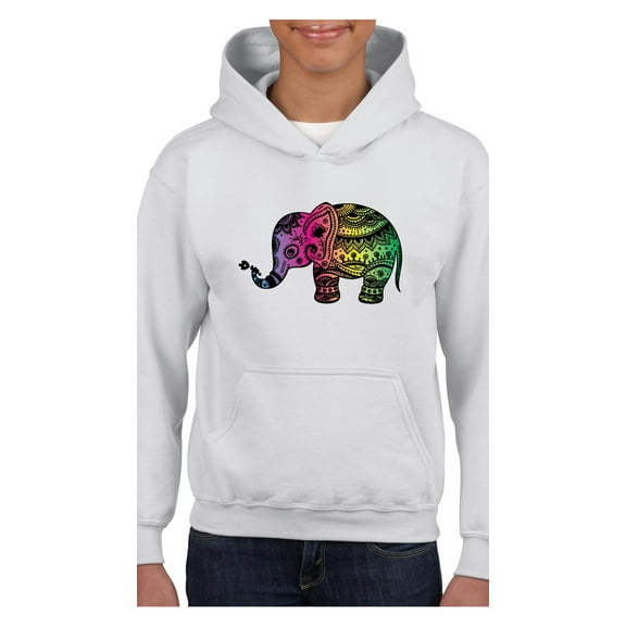 Big Girls Hoodies and Sweatshirts - Elephant