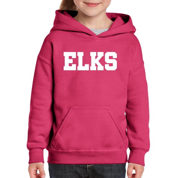 Big Girls Hoodies and Sweatshirts - Elks