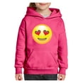 thumbnail image 1 of Big Girls Hoodies and Sweatshirts - Emoji Heart-Shaped Eyes, 1 of 5