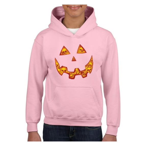 Big Girls Hoodies and Sweatshirts - Halloween Costume Pumpkin Face