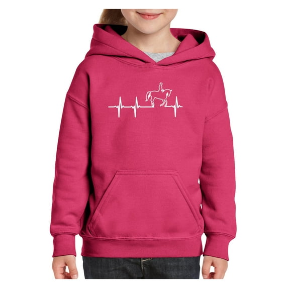 Big Girls Hoodies and Sweatshirts - Heartbeat Horses