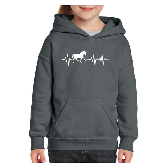 Big Girls Hoodies and Sweatshirts - Horse Riding Gift Horses
