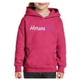 thumbnail image 1 of Big Girls Hoodies and Sweatshirts - Horses Where My Heart Is, 1 of 5