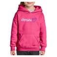 thumbnail image 1 of Big Girls Hoodies and Sweatshirts - Horses Where My Heart Is, 1 of 5