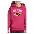 thumbnail image 1 of Big Girls Hoodies and Sweatshirts - Maryland Flag, 1 of 5