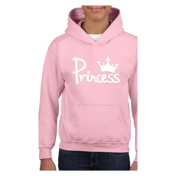 Big Girls Hoodies and Sweatshirts - Princess Crown