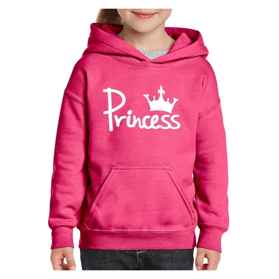 Big Girls Hoodies and Sweatshirts - Princess Crown