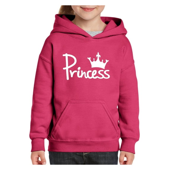 Big Girls Hoodies and Sweatshirts - Princess Crown