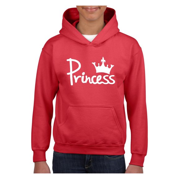 Big Girls Hoodies and Sweatshirts - Princess Crown